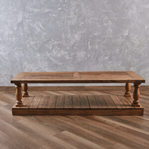 BANCA RÚSTICA CON ENTREPAÑO