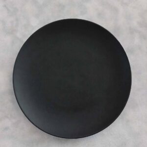 PLATO BASE PORCELANA NEGRO